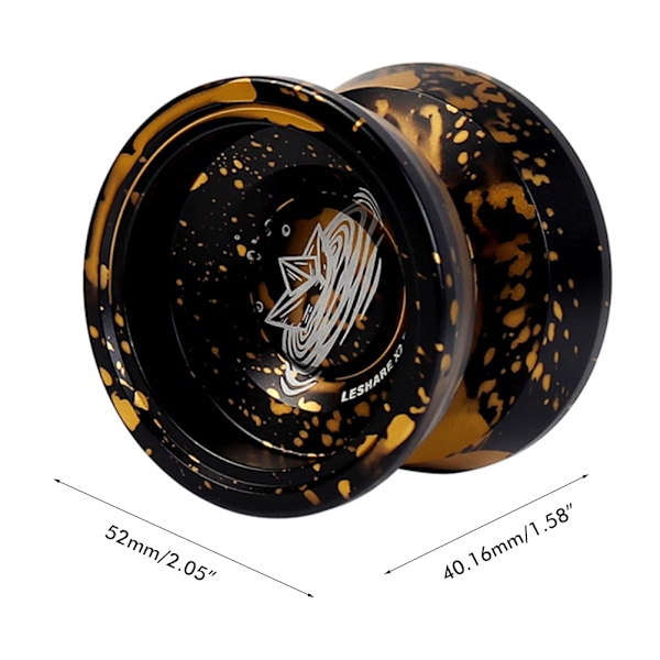 Yoyo i Aluminiumlegering för Barn Nybörjare, Extra Snören Ingår, Hållbar och Rolig för att Lära sig Yoyo-Trick