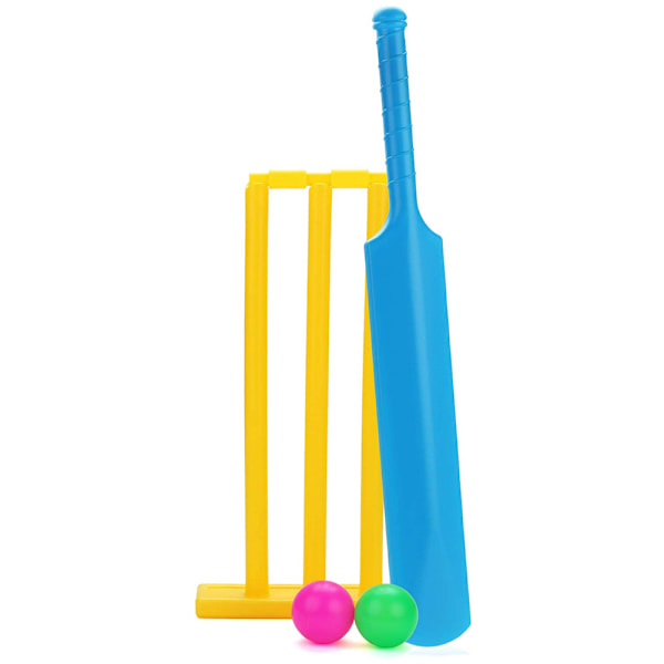 Cricketset för barn, inomhus och utomhus, interaktivt sportleksak för föräldrar och barn, lätt att spela och lära sig cricketfärdigheter, perfekt för barns utveckling och kul