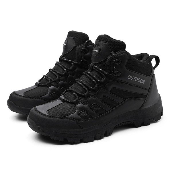 Men's Outdoor Army Tactical Boots Vattentäta Sneakers Vandringsskor Army Boots black 46