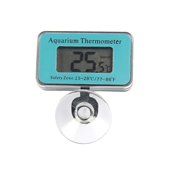Digital LCD Akvarietermometer Nedsänkbar Vattentemperaturmätare för Sötvattens- & Saltvattensakvarier, Hög Noggrannhet Lättläst Display