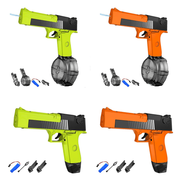 2023 Ny uppgraderad elektrisk vattenpistol, automatisk vattenpistol, automatisk vattenpistol för vuxna och barn, en knappstart stor kapacitet red