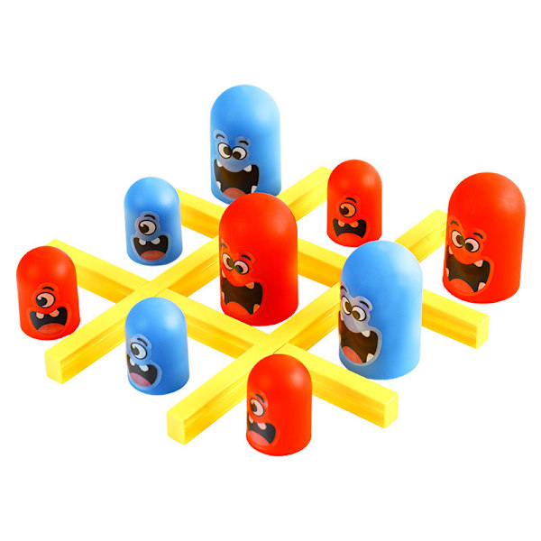 2-spelare Tic Tac Toe Big Eat Small-spel