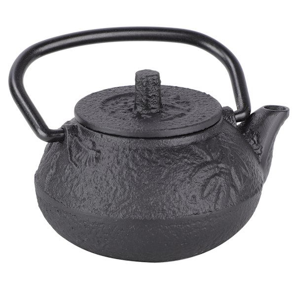 Mini Japansk Gjutjärns-Imitation Tevattenkanna 50ml Set, Hållbar Liten Järntekanna för Heta Vatten, Present till Teälskare