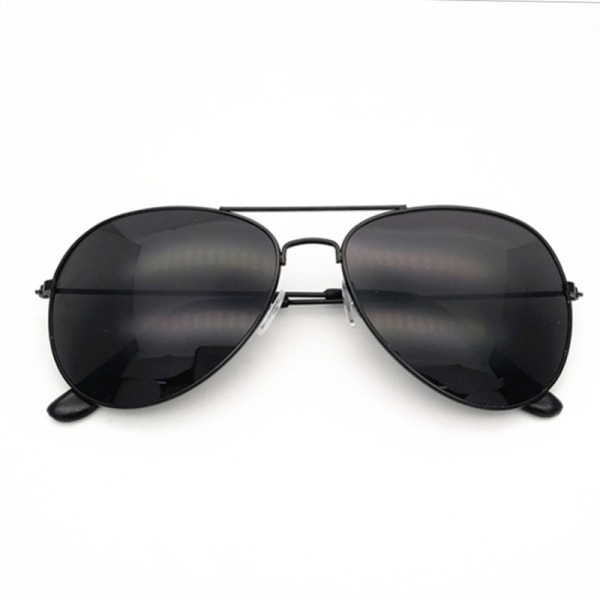 FULL SPEGEL Aviator solglasögon i metall black