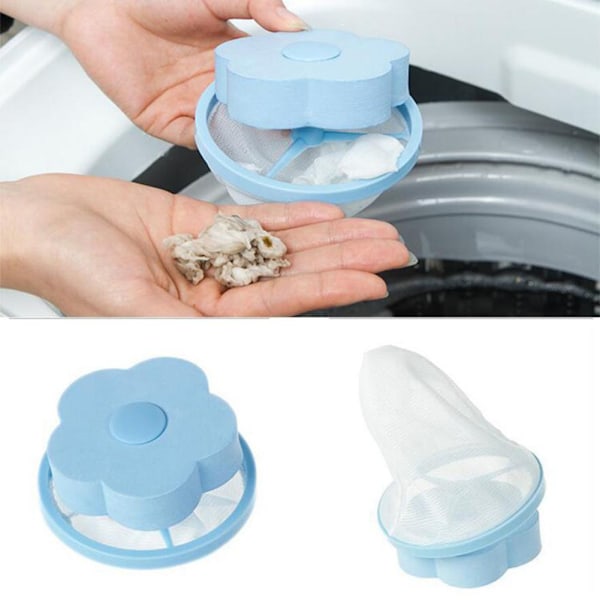 Hushållsdjurshårstvättmaskin Lint Catcher Filter Mesh Bag Tvättare Trap Net Påse för Tvättmaskin Effektiv Avlägsnare och Samlare