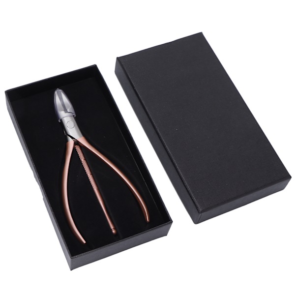 Rostfritt Stål Nagelklippare Roséguld & Nagellyftare för Inväxt Naglar Relief Pedikyr Verktyg Set, Professionell Nagelsvård