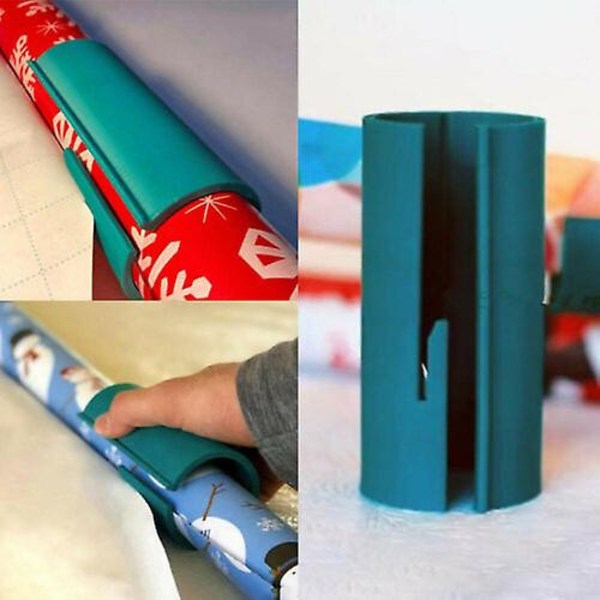Little Elf Cutting Sliding Omslagspapper Present Roll Cutter Made Easy And Fun Kit Green
