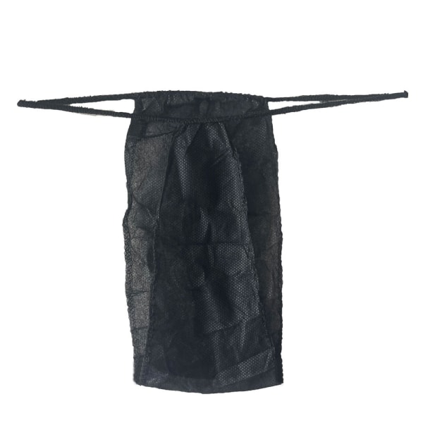 100 st/set Engångsunderkläder Midjeband T-string Bekväma Kvinnor Hygieniska T-string Black