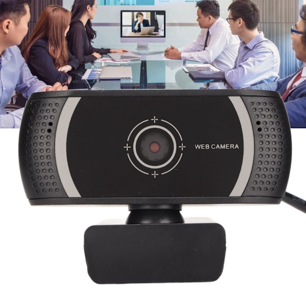 Användarvänlig 720p USB-kamera för dator med hög upplösning, flexibel rotation och många funktioner för smidig videoinspelning
