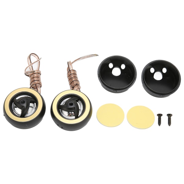 2-delad 150W Dome Tweeter Högtalare 4 Ohm med Inbyggda Kondensatorer för Alla Bils ljudsystem