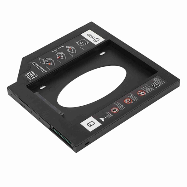 2,5 tum SATA till SATA HDD Caddy Bay Allmän 9,5 mm Laptop Hårddiskbricka Skydd för CD DVD ROM-Drivplats
