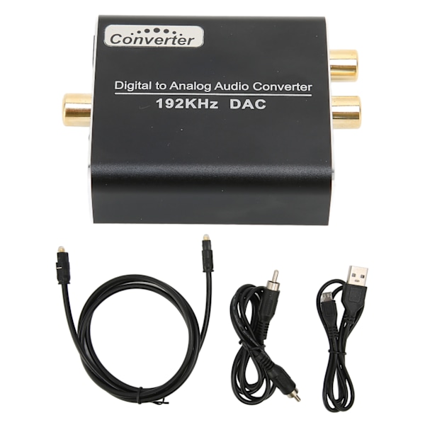 Digital Optisk Koaxial till Analog RCA Ljudkonverterare Adapter för TV-Box PS3 PS4 Universal Kompatibilitet Digital till Analog Ljudkonvertering
