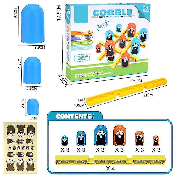 2-spelare Tic Tac Toe Big Eat Small-spel