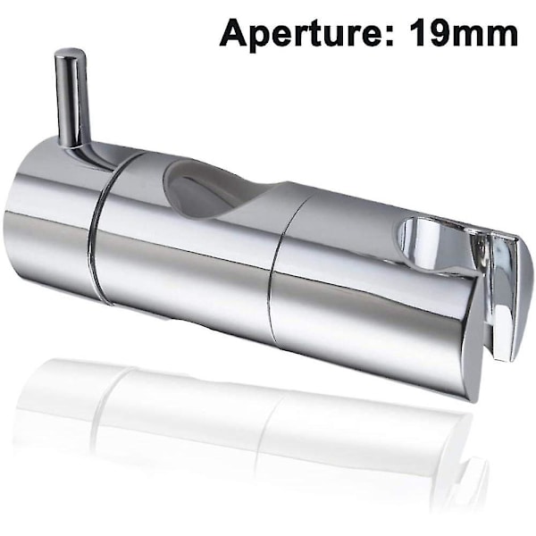 Handduschhållare Universal, Justerbar Duschhållare 19mm Silver