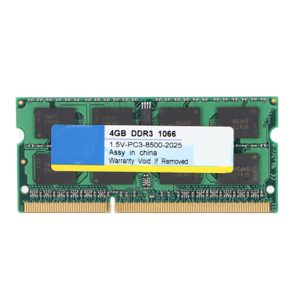 DDR3 4GB 1066MHz PC3-8500 RAM-minne 204PIN 1.5V Kompatibel med Laptop Notebook PC-datorer