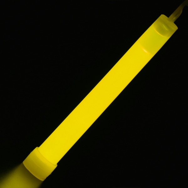 Glow Sticks Glow Sticks Nattbelysning Flash Sticks Outdoor Camping Concert Yellow 6 Inches