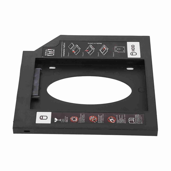 2,5 tum SATA till SATA HDD Caddy Bay Allmän 9,5 mm Laptop Hårddiskbricka Skydd för CD DVD ROM-Drivplats