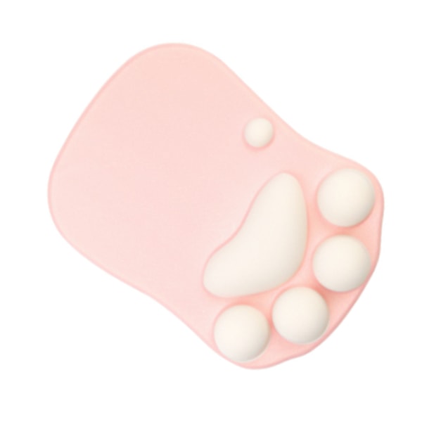 Ergonomisk Mjuk Musmatta med Halksäker Bas, Söt Kattklodesign, Bekväm och Tyst för Hemmakontorsanvändning, Hållbar och Lätt att Rengöra