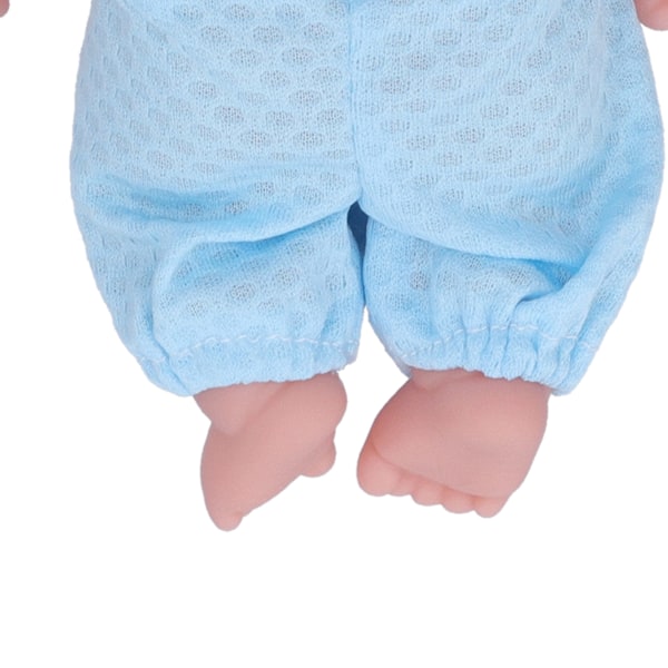 8 Tums Reborn Babydocka Full Body Vinyl Mjuk Nyfödd Babyflicka Dockor Livsliknande Rosa Realistiska Babydockor för Samlare och Presentgivning