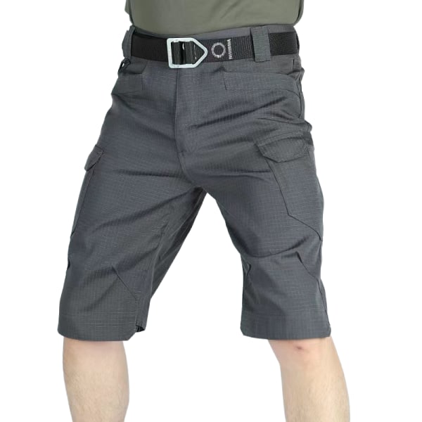 Taktiska byxor Herr Shorts Kamouflagebyxor byxor Arbetsbyxor Höst Outdoor Flerficksbyxor IX7 militärbyxor Vattentät grey 4XL