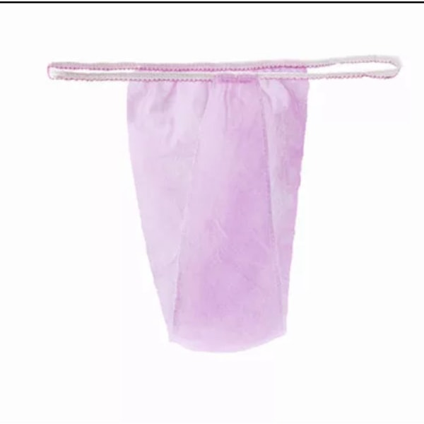 100 st/set Engångsunderkläder Midjeband T-string Bekväma Kvinnor Hygieniska T-string White
