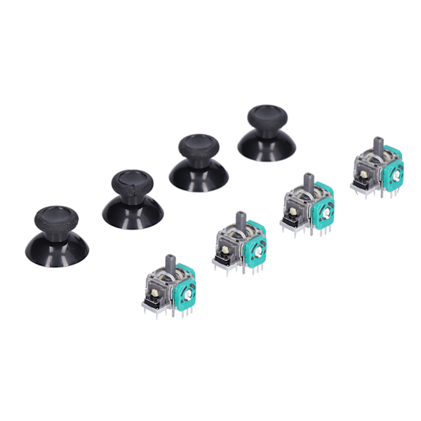 Ersättningskit för Xbox One Analog Joystick (4-pack), Hållbara Reparationsverktyg för Kontroller, QM21070961, Ersättningsdelar för Effektiv Reparation och Installation
