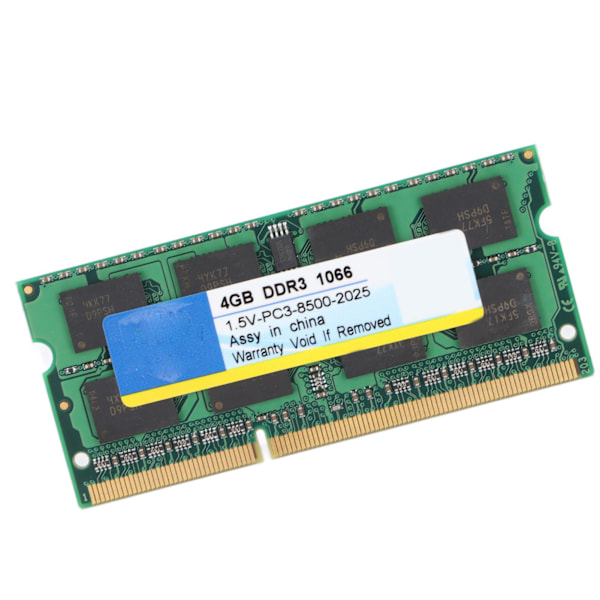 DDR3 4GB 1066MHz PC3-8500 RAM-minne 204PIN 1.5V Kompatibel med Laptop Notebook PC-datorer