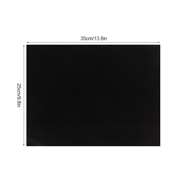 Skyddsplatta för induktionshäll 25x35cm, Icke-klibbig Värmebeständig Silikon Återanvändbar Skyddsplatta för Säker Matlagning