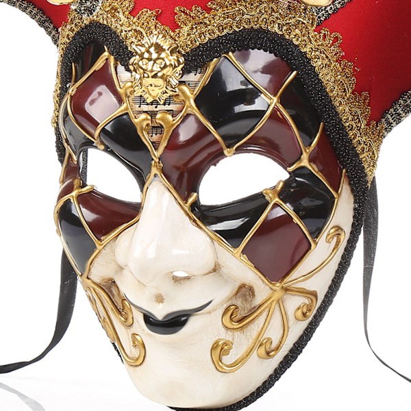 Venetianska Karnevalmasker för Kvinnor och Flickor - Helansiktsmaskeradmask för Festkostym, Halloween, Anonym Mask