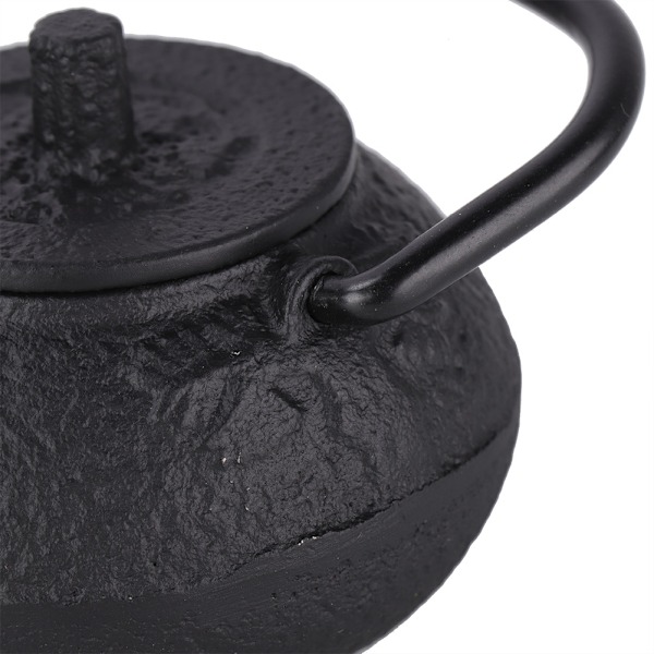 Mini Japansk Gjutjärns-Imitation Tevattenkanna 50ml Set, Hållbar Liten Järntekanna för Heta Vatten, Present till Teälskare