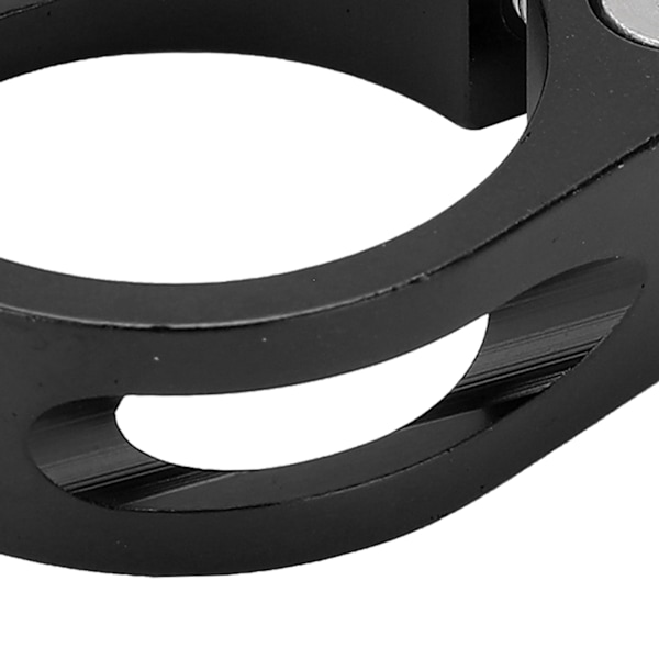 31,8 mm Cykelsadelklämma Rörklämma Aluminiumlegering Snabbspänne Cykelsadelklämma, Svart, Hållbar och Lätt Design