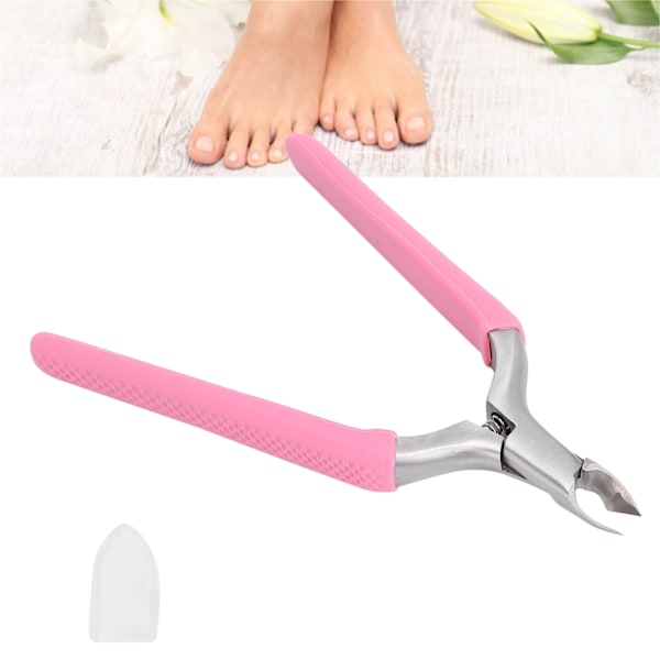 Nagelknipsare i rostfritt stål, tånagelklippare, verktyg för pedikyr och borttagning av förhårdnader, hållbar och skarp för säker och enkel nagelvård