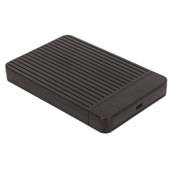 2,5 tum Extern HDD-hölje med USB-C-gränssnitt, 6 Gbps hastighet, 6 TB kapacitet, UASP-stöd, Plug and Play, Kompatibel med SSD och HDD