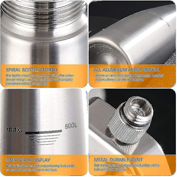 Professional -Whipped Cream Dispenser- Aluminum Whip Cream