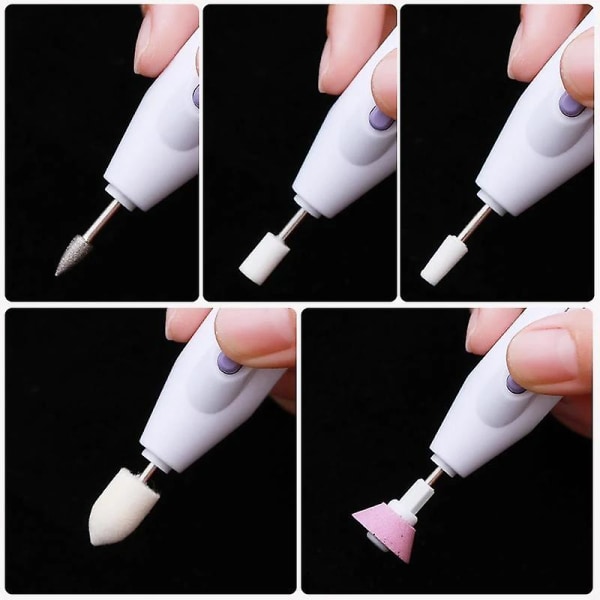 5 In 1 Professional Mini Electric Nail Drill Kit Manicure Pedicure ...
