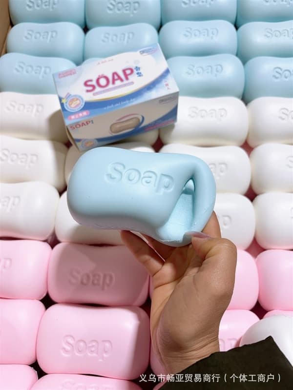 3 stk. Sæbe Squishy Langsomt Stigende Squishy Legetøj Sæbeformet Langsomt Tilbagevendende Klemmelegetøj Squishy Fidget til Voksne Stresslindring Bærbar