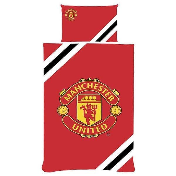 Manchester United FC Core stribet sengesæt
