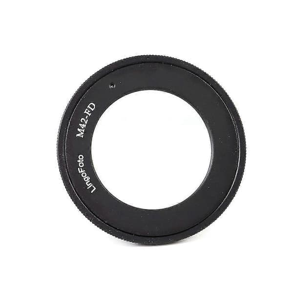 För M42 skruvobjektiv till Canon FD-kamera, M42-FD adapterring