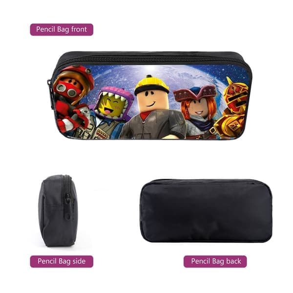 3-delt Roblox rygsæk skolesæt bagage, B B