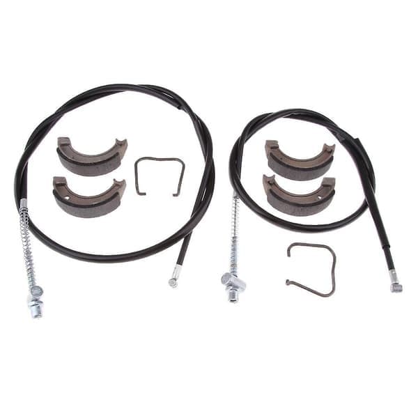 Främre och bakre bromsvajer och bromsbackar för Yamaha Pw Py 50 Py50 Pw50 Peewee50