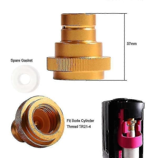 Hurtigadapter kompatibel CO2 Soda Vann Brusmaskin Duo