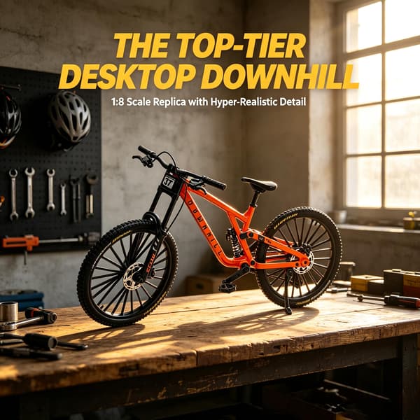 Finger Mountain MTB Cykelmodel til voksne 1:8 skala, orange Orange