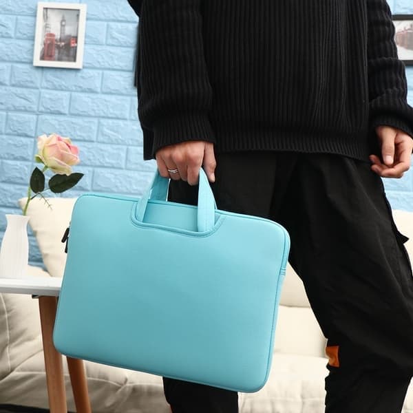 11 13 14 15,6 tommer computertaske til bærbar computer MacBook, lyseblå, 15 tommer light blue 15 inch