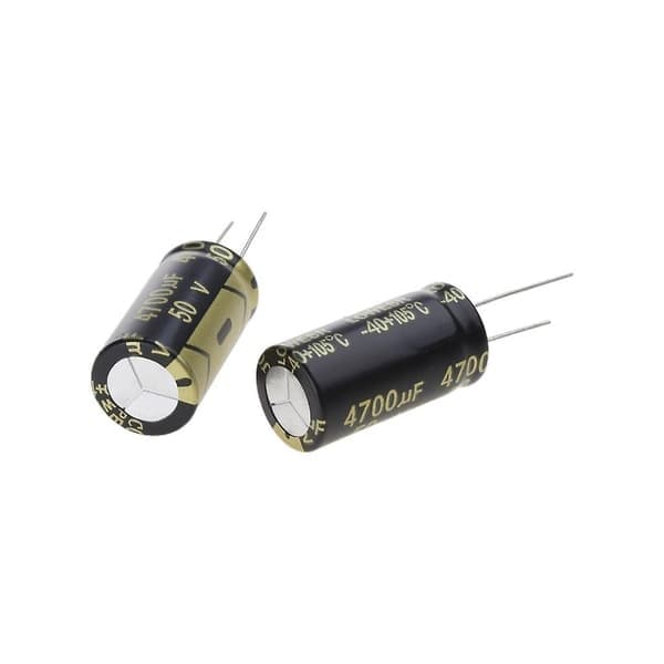 2 stk. 18*35 mm 4700uF 50V aluminium elektrolytkondensator 105C dimension