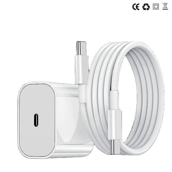 iPhone 15 / iPhone 16 / iPhone 17 laturi + 2M kaapeli pikalaturi USB-C - USB-C