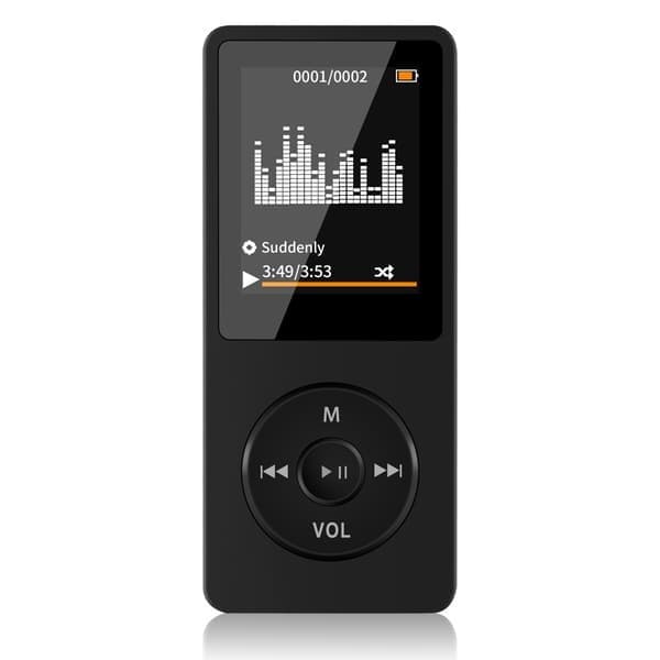 Bærbar DAB/DAB+/FM-radio, oppladbart batteri, lommeradio