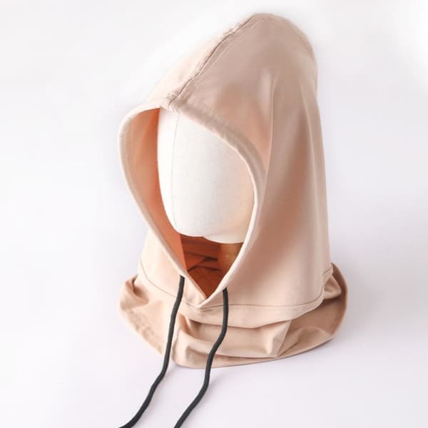 Lett tynn bomullsbalaklava hette skjerf LYS KHAKI Khaki light khaki