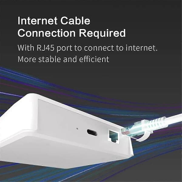 Tuya Matter Thread Hub Zigbee Smart Home Bridge Matter Gateway Hub Siri Stemmekontroll for Alexa