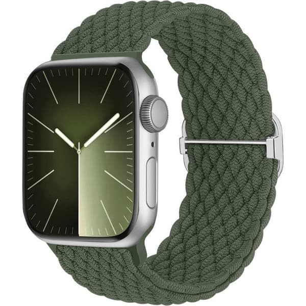 5-pack flätade Solo Loop-armband kompatibla med Apple Watch (38mm, 40mm, 41mm) 5-pack 38/40/41mm