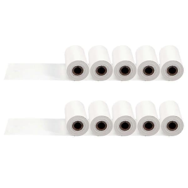 10 stk. termopapir, til mobil 58mm 30mm mini termoprinter kassebonrulle